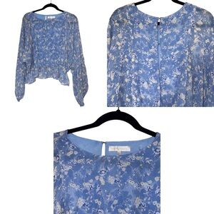 LoveShackFancy Floral Blouse